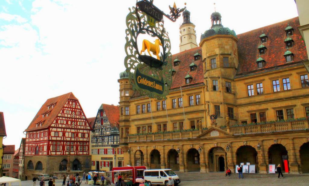 Hotel Goldenes Lamm Rothenburg ob der Tauber Eksteriør bilde