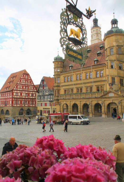 Hotel Goldenes Lamm Rothenburg ob der Tauber Eksteriør bilde