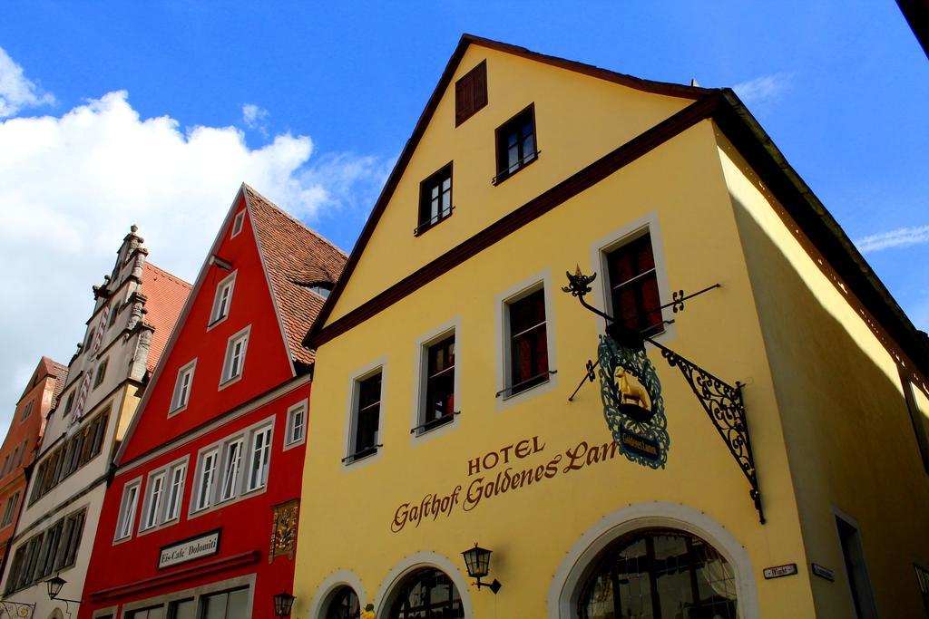 Hotel Goldenes Lamm Rothenburg ob der Tauber Eksteriør bilde